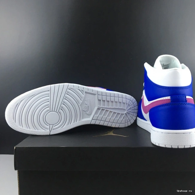 VIOLET-WHITE 1 MID 554724-451 AIR ROYAL HYPER HYPER JORDAN 0901